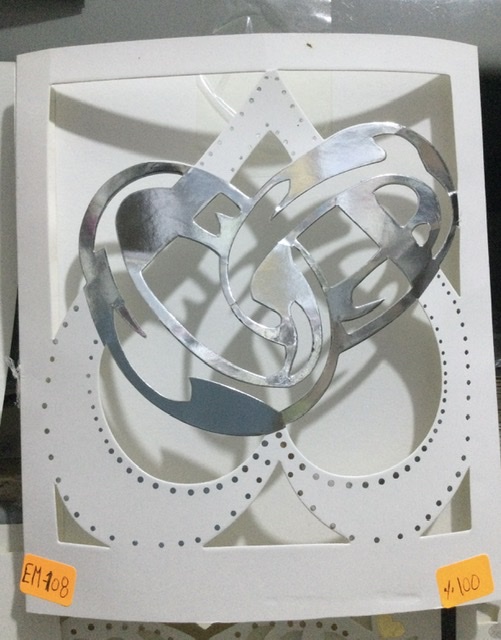 TARJETA AROS PLATA