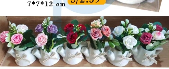 Macetero regadera rosas