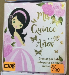 Caja de torta quince años CT08