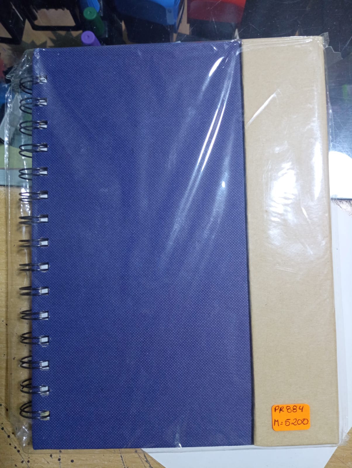 AGENDA CARTON ECOLOGICO AZUL 21X16 GRANDE PR884