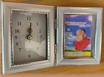 CUADRO DOBLE RELOJ