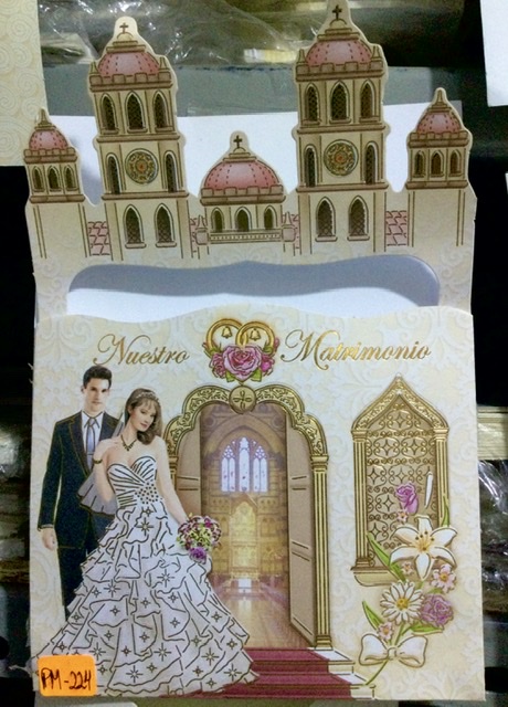 Tarjeta matrimonio PM224