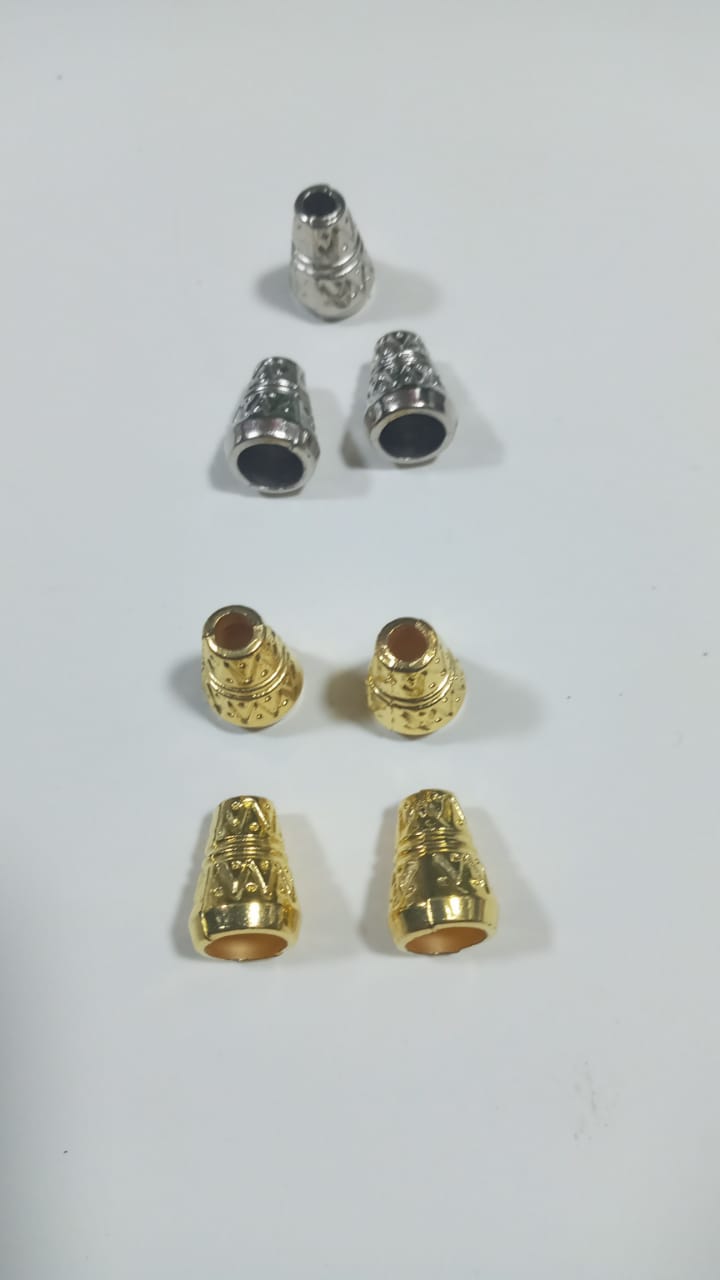 tope plastico dorado