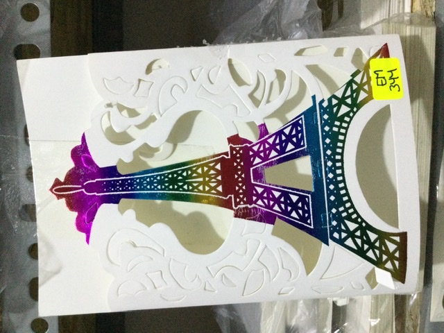 TARJETA TORRE IFEL COLORIN CHICO Em344