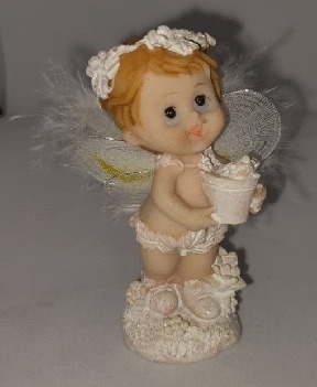 Ángel chico con plumas Pr676