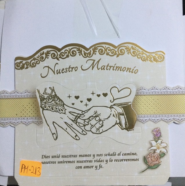 Tarjeta matrimonio PM213