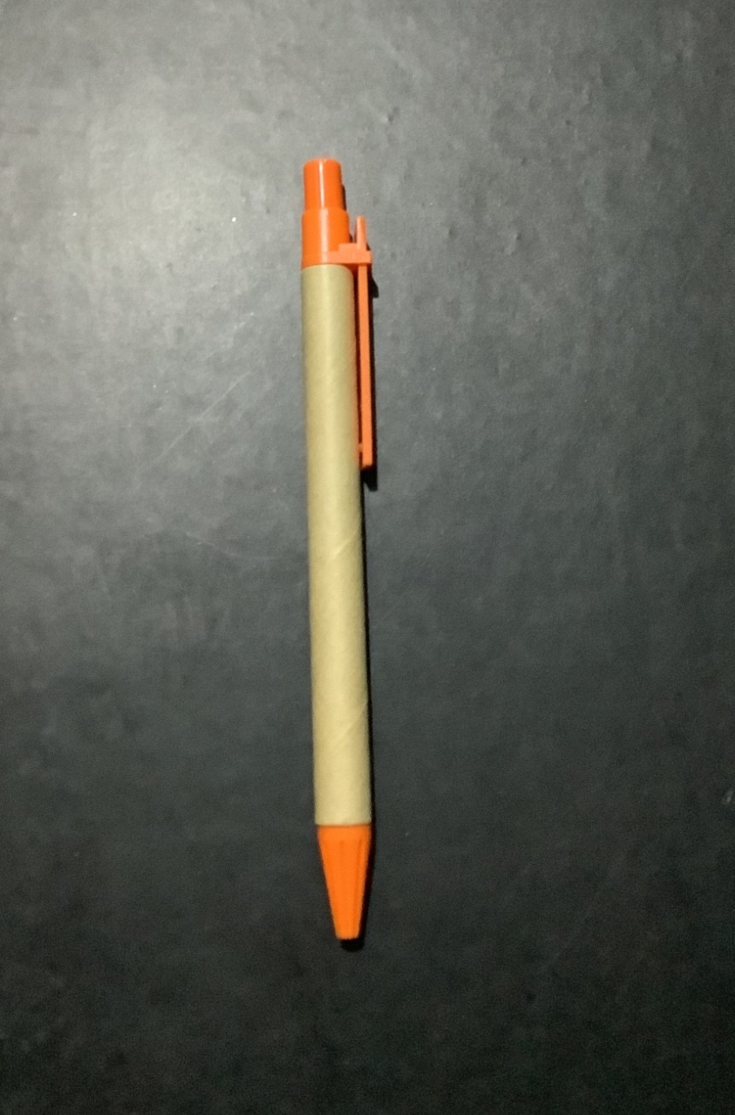 LAPICERO ECOLOGICO DELGADO NARANJA