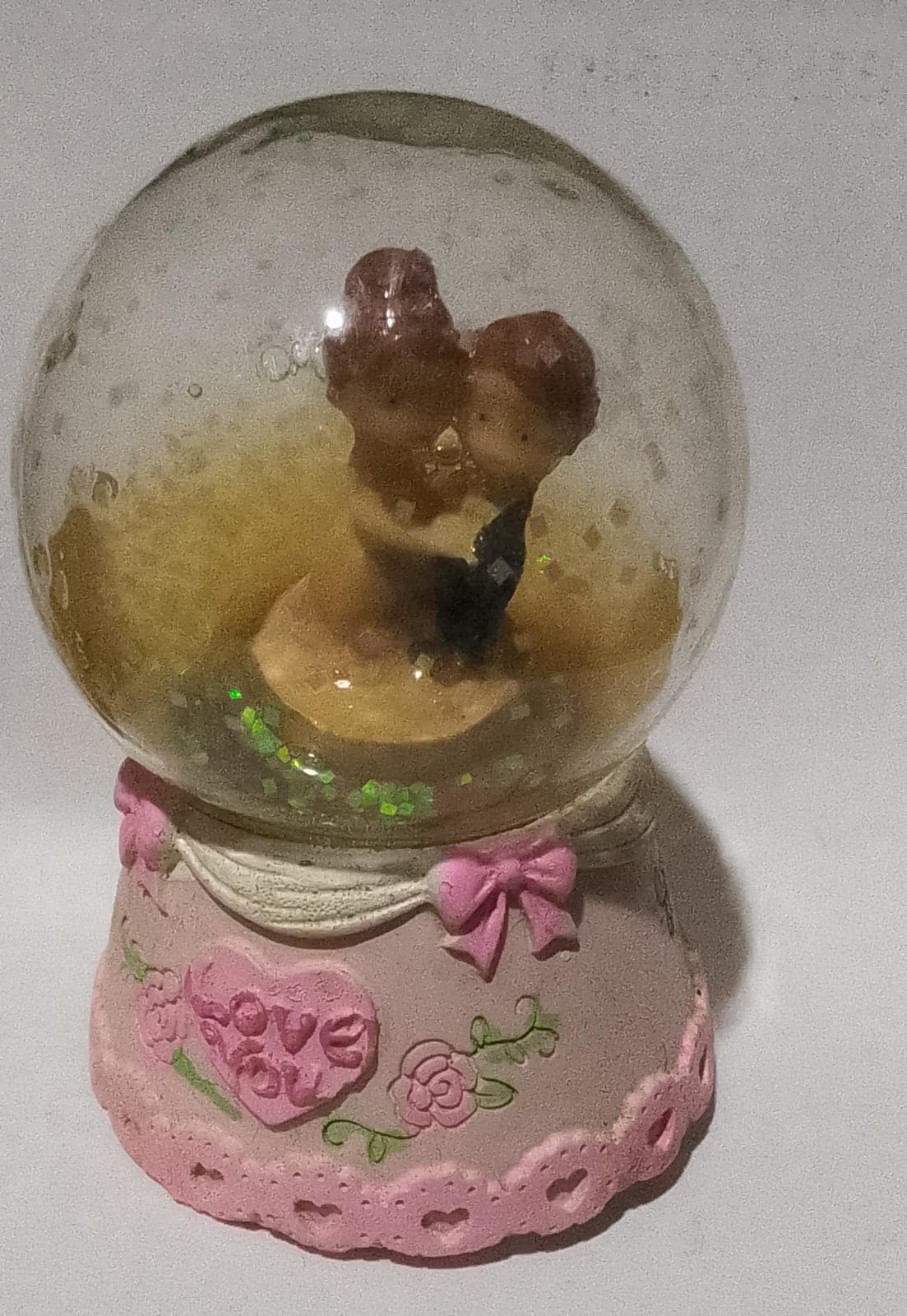 ESFERA NOVIOS BASE ROSADA CON LUZ PR2024