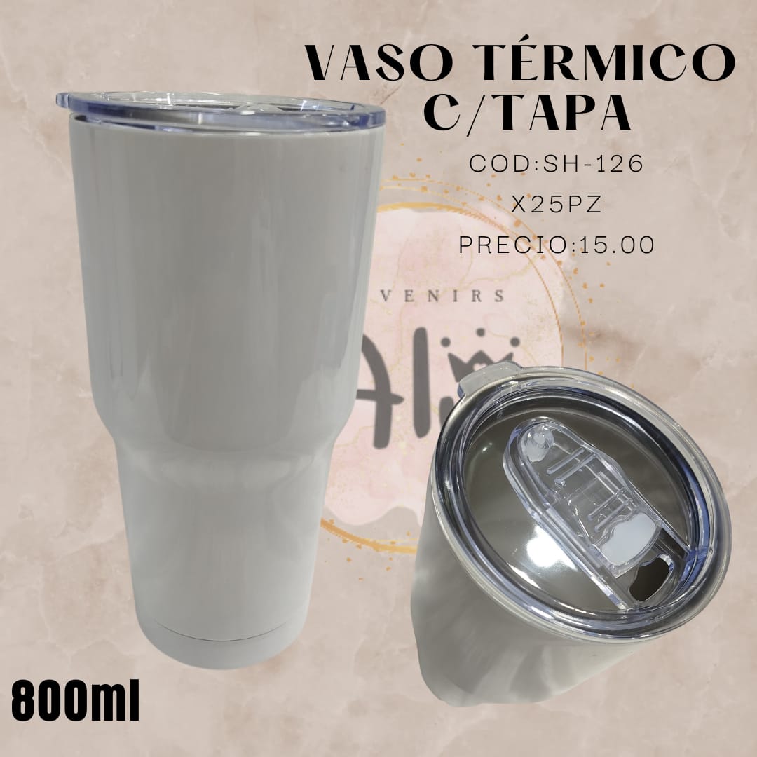 TOMATODO VIAJERO 800 ML SUBLIMABLE