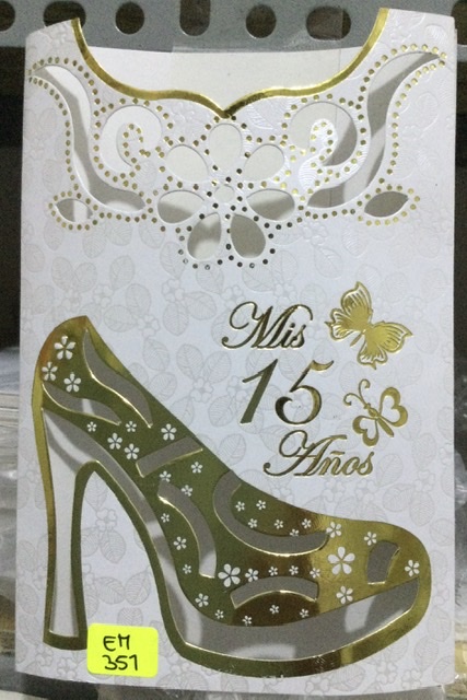 TARJETA 15 TACO DORADO 351