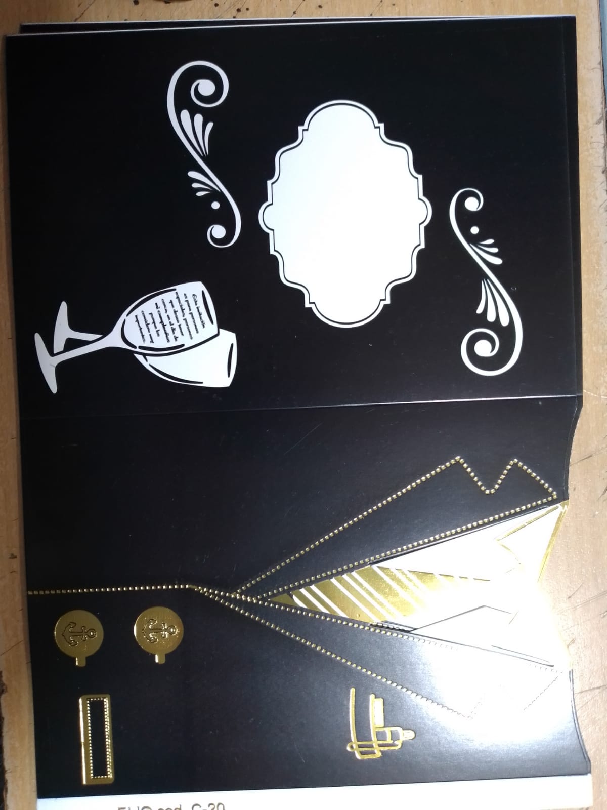 Tarjeta terno negro LIBRE C20NL