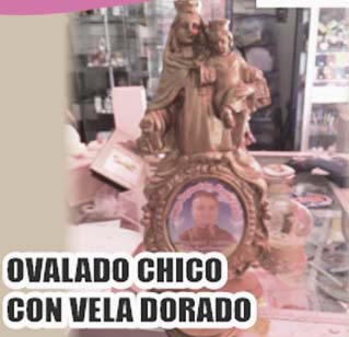 MARMUALINA OVALADO CHICO CON VELA DORADO