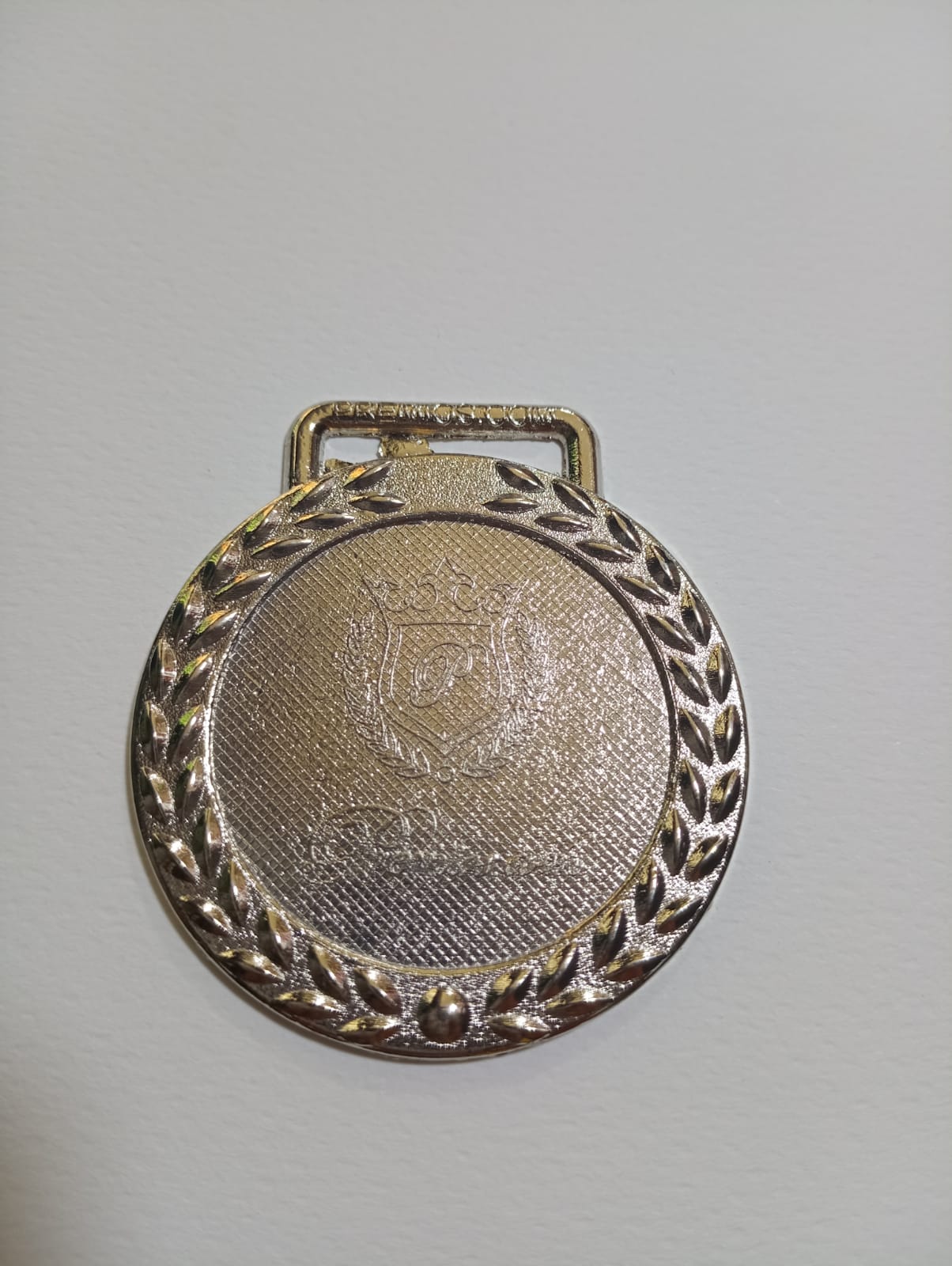  MEDALLAS PLATEADA CIRCULAR PR924A