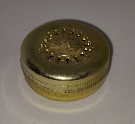 Cofres círculos dorado grande Pr680