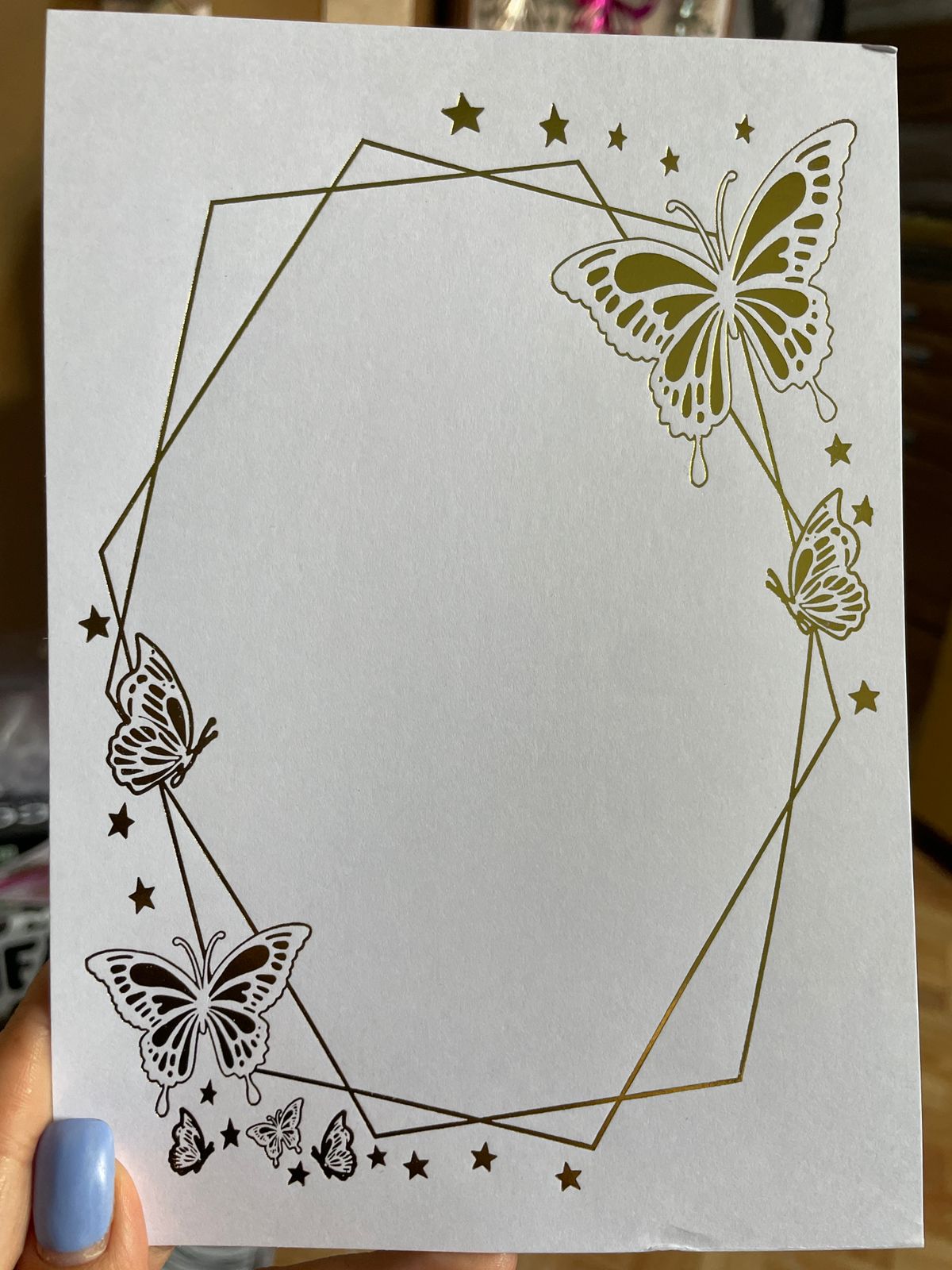 I43O Tarjeta mariposa 
