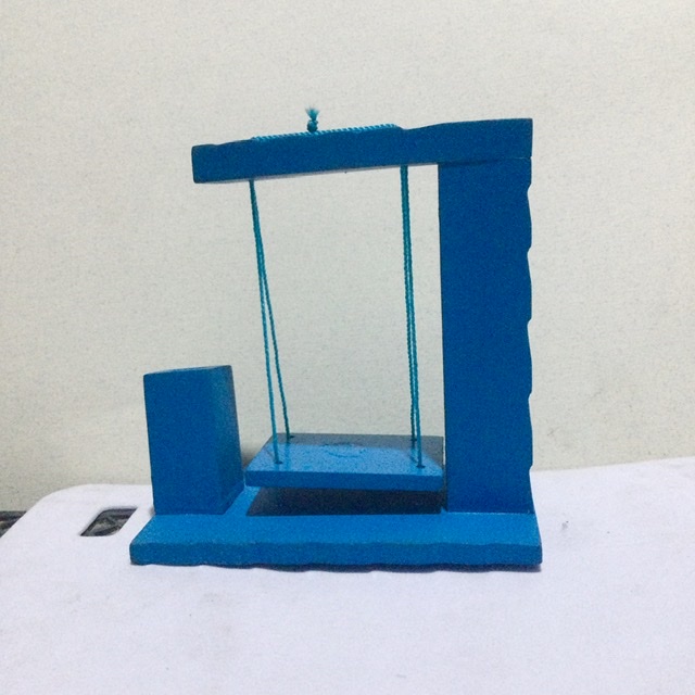 COLUMPIO MADERA AZUL