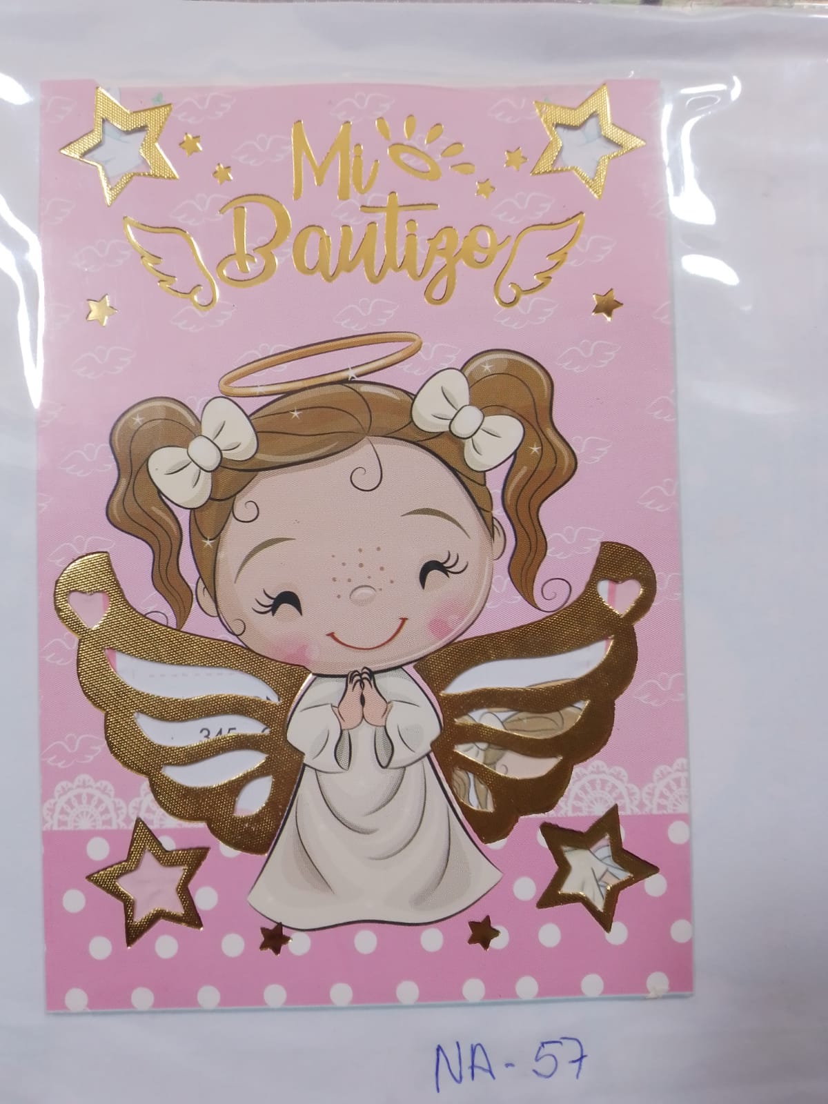 Tarjeta bautizo niña