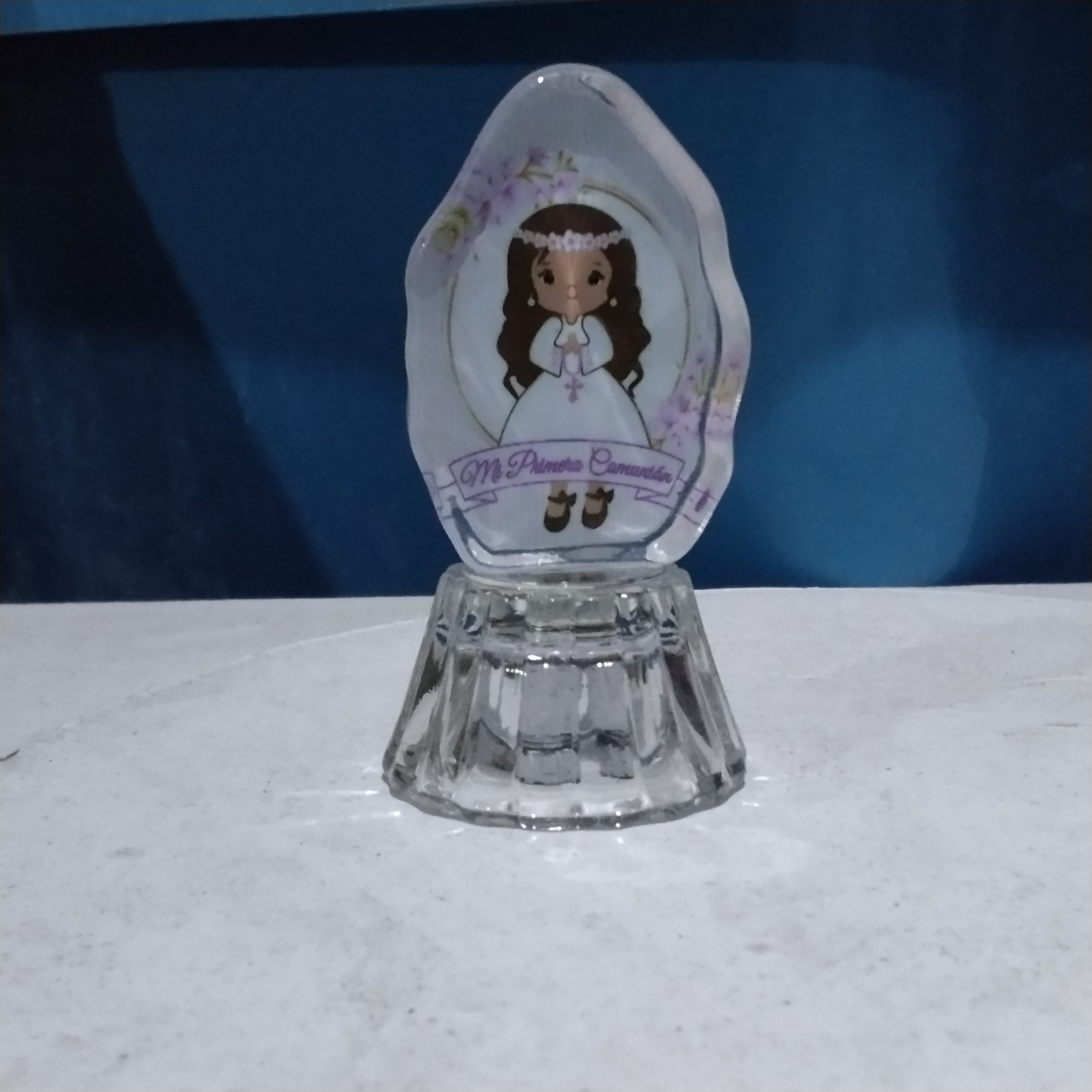 VIDRIO HIELO CHICO PRIMERA COMUNION MUJER