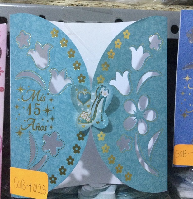 TARJETA OVALADO JADE 15 AÑOS