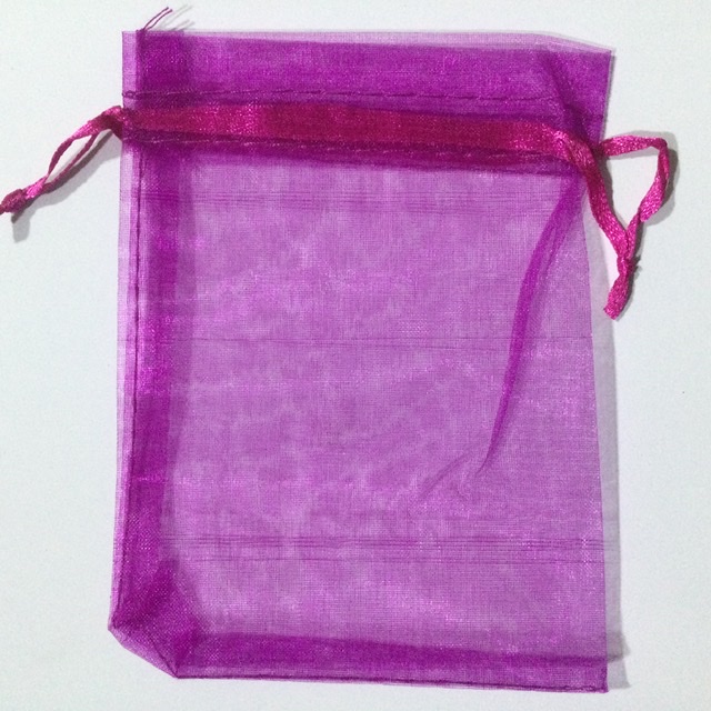 BOLSA DE ORGANZA  FUCSIA 20X15 CM I50F