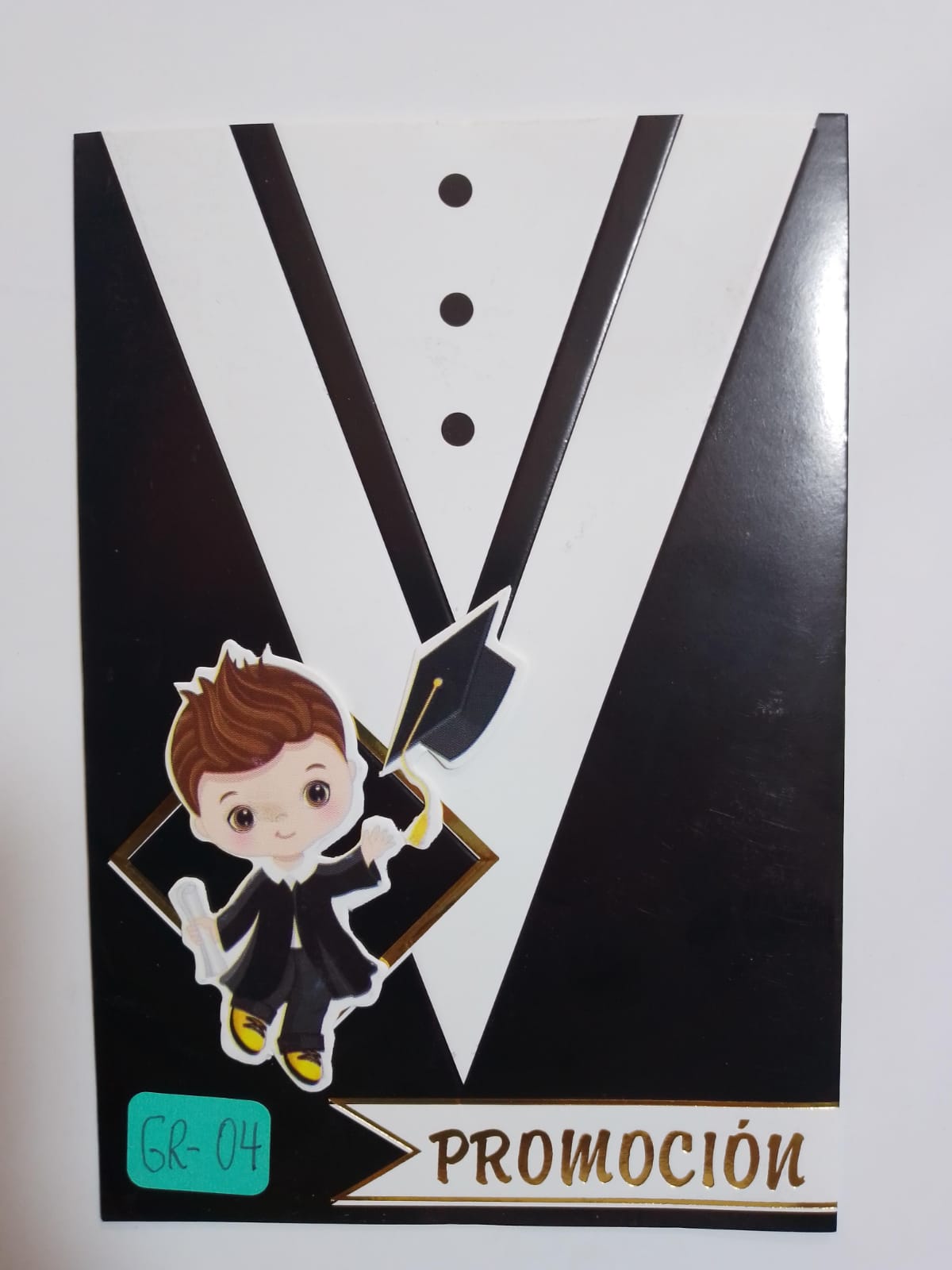 TARJETA PROMOCION TOGA NEGRO GR04N