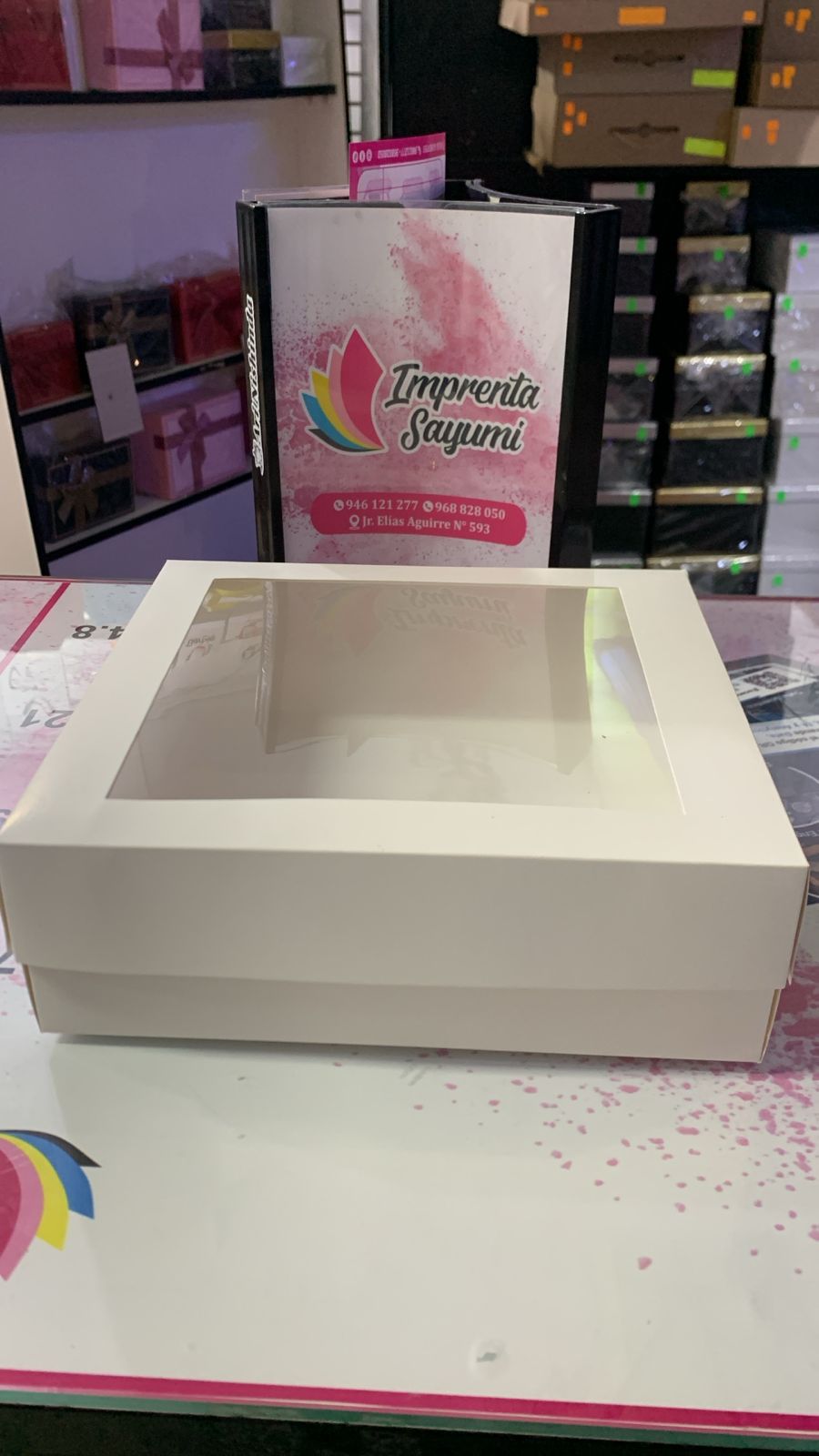CAJA CON TAPA FOLCOTE C12 20X21X7 CON VENTANA 16X16 CJ011 SIN CUBIERTA