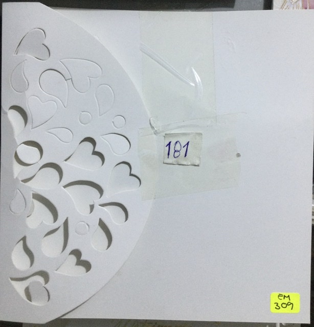 Tarjeta lado ovalado EM309