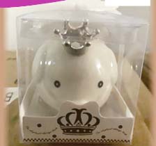 ALCANCIA BLANCO CON CORONA