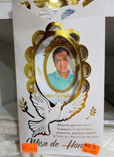 TARJETA DE MISA CON FOTO M15D