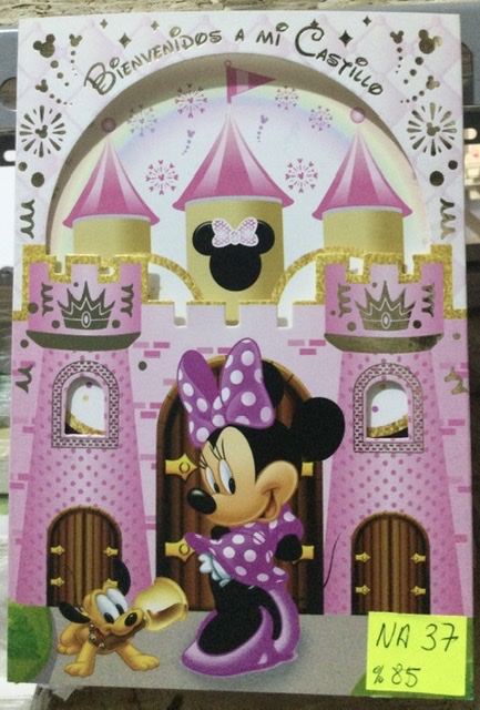 TARJETA Minie castillo 