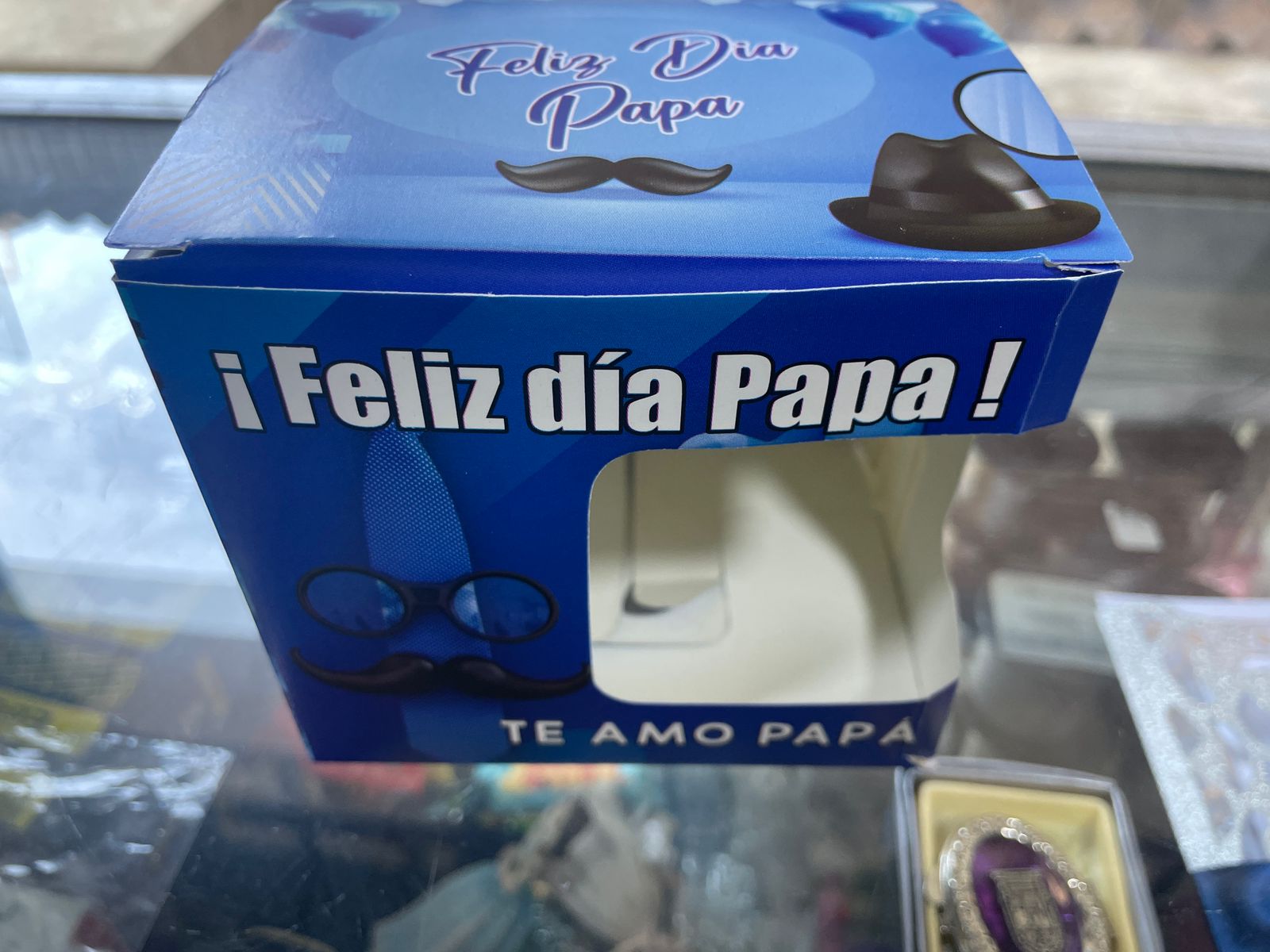 CAJA TAZA DIA DEL PADRE AZUL