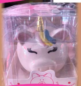 ALCANCIA UNICORNIO OREJA ROSADA 