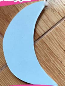 MADERA MEDIA LUNA BLANCO