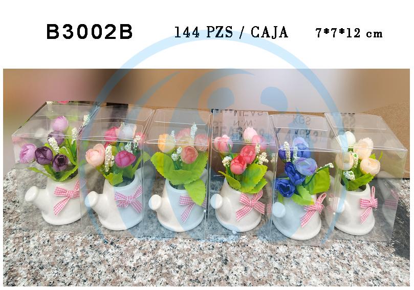  FLORERO  REGADOR CON TULIPANES