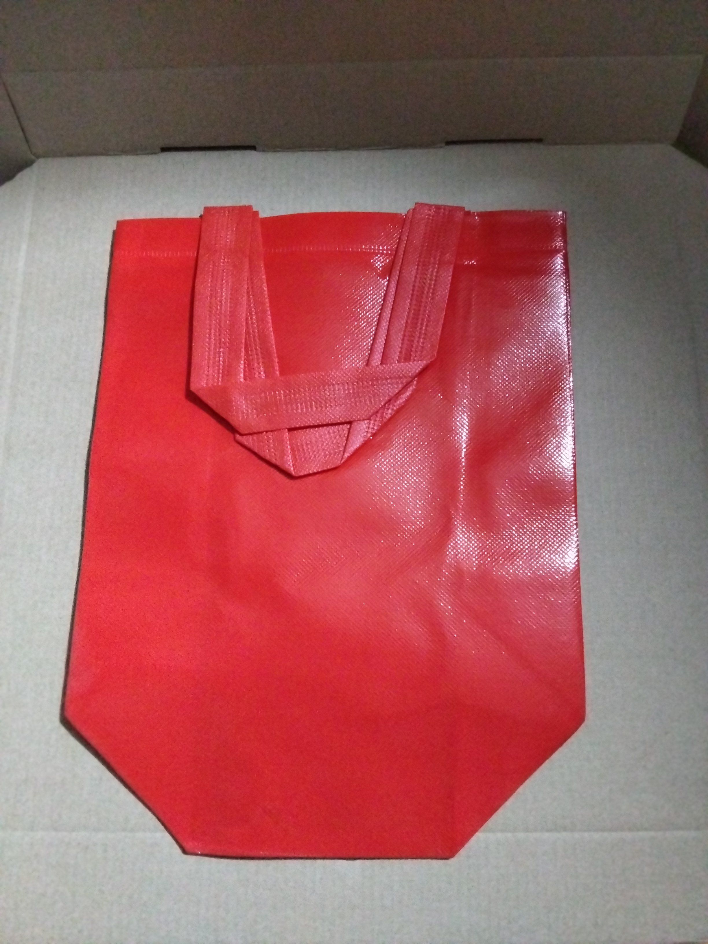 Bolsa sintética rojo