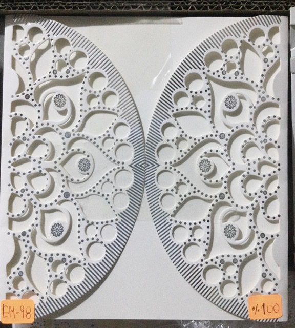 TARJETA CALADO PLATA NUEVO