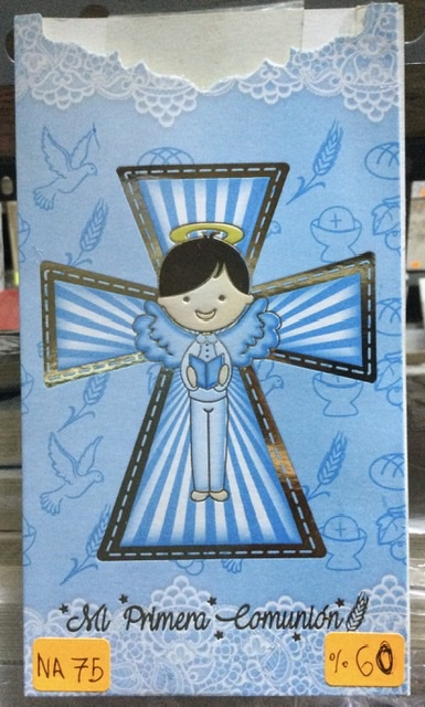 Tarjeta comunión niño NA075