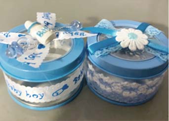 COFRE LATA BABY SHOWER CELESTE