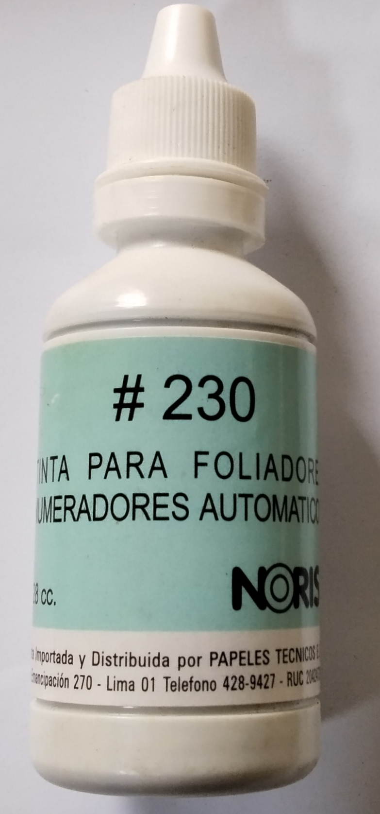 TINTA NORIS 230 NEGRO(NUMERADOR)
