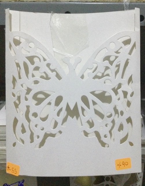 TARJETA MARIPOSA CALADA