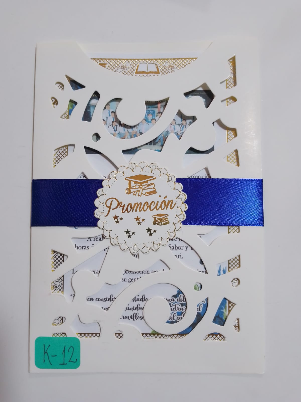 TARJETA DE PROMOCION MEDIANO TROQUELADO  K12